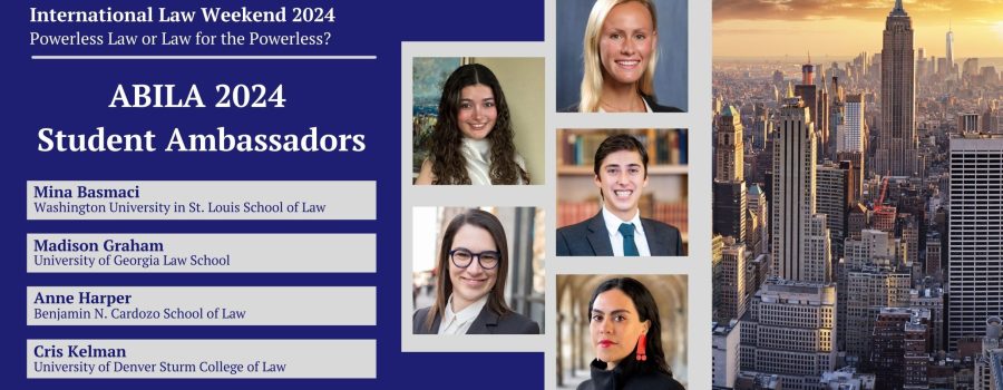 Announcing: ABILA’s 2024 Student Ambassadors