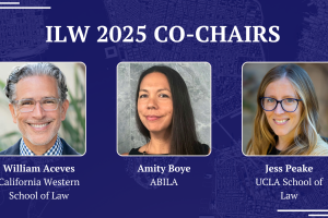 Announcing: ILW 2025 Co-Chairs